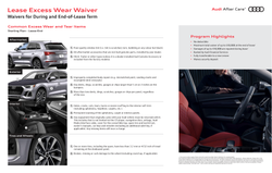 Audi Lease Excess Wear Waiver