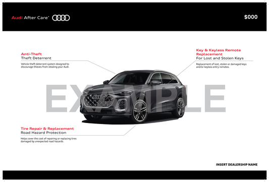 Audi produits de salle de montre