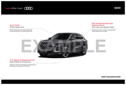 Audi Sales Floor Deskblotters