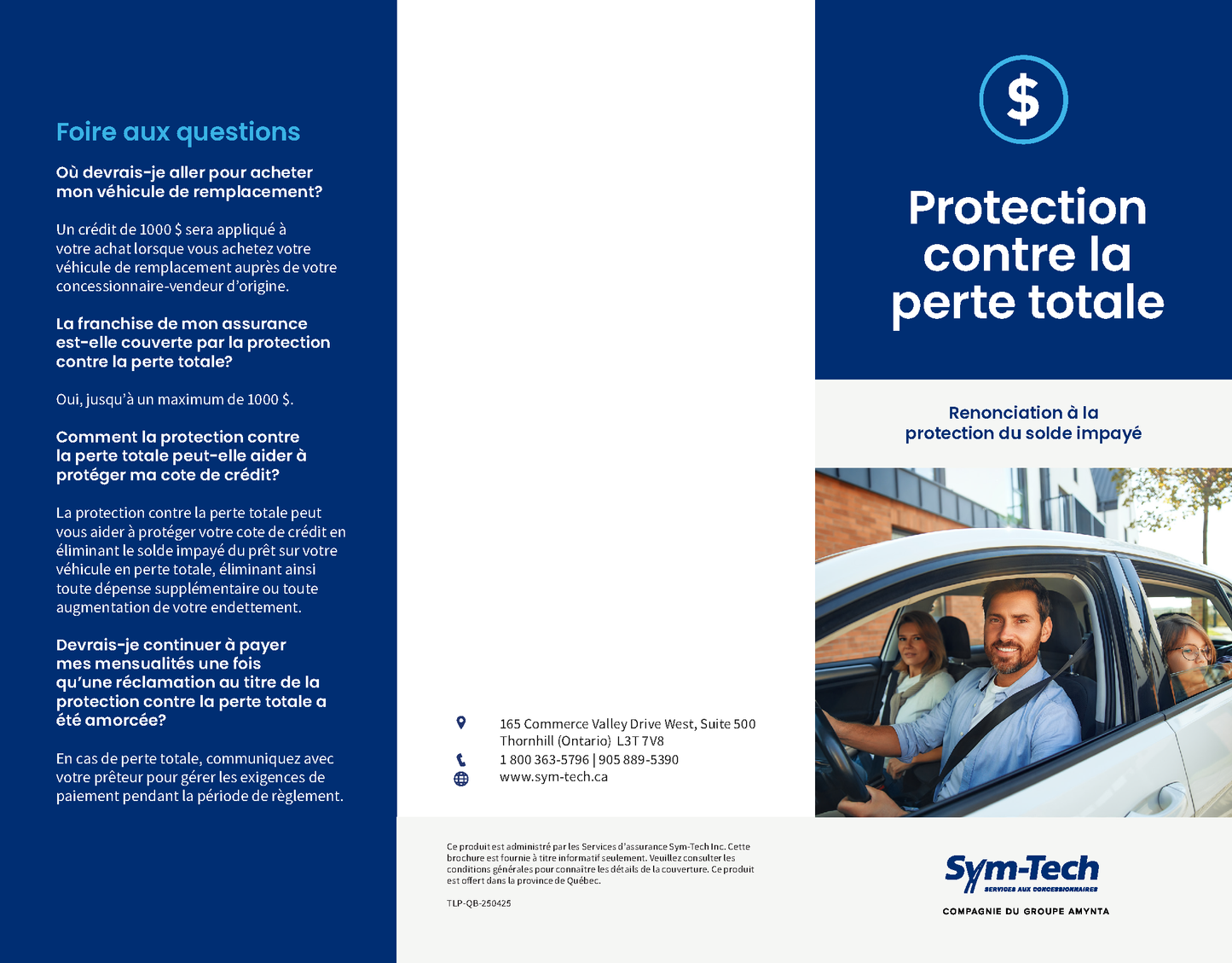 Total Loss Protection (TLP) Brochure (Quebec)