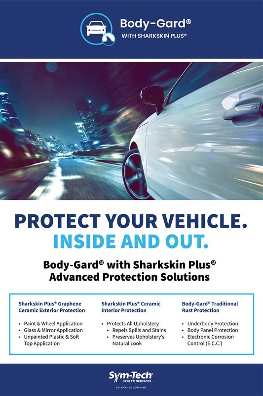 Affiche Body-Gardᴹᴰ avec Sharkskin Plusᴹᴰ