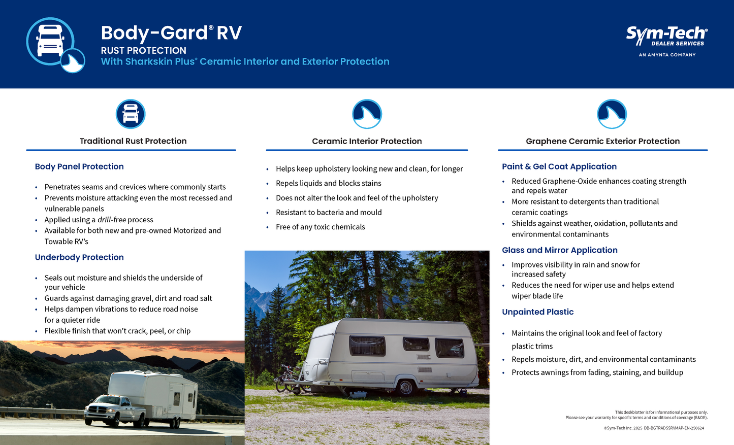 Body-Gard® RV with Sharkskin Plus Map Deskblotter