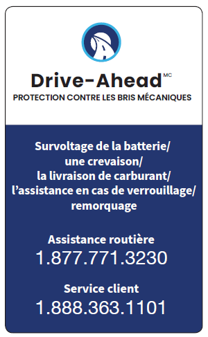 Autocollant d'Assistance Routière Drive-Ahead