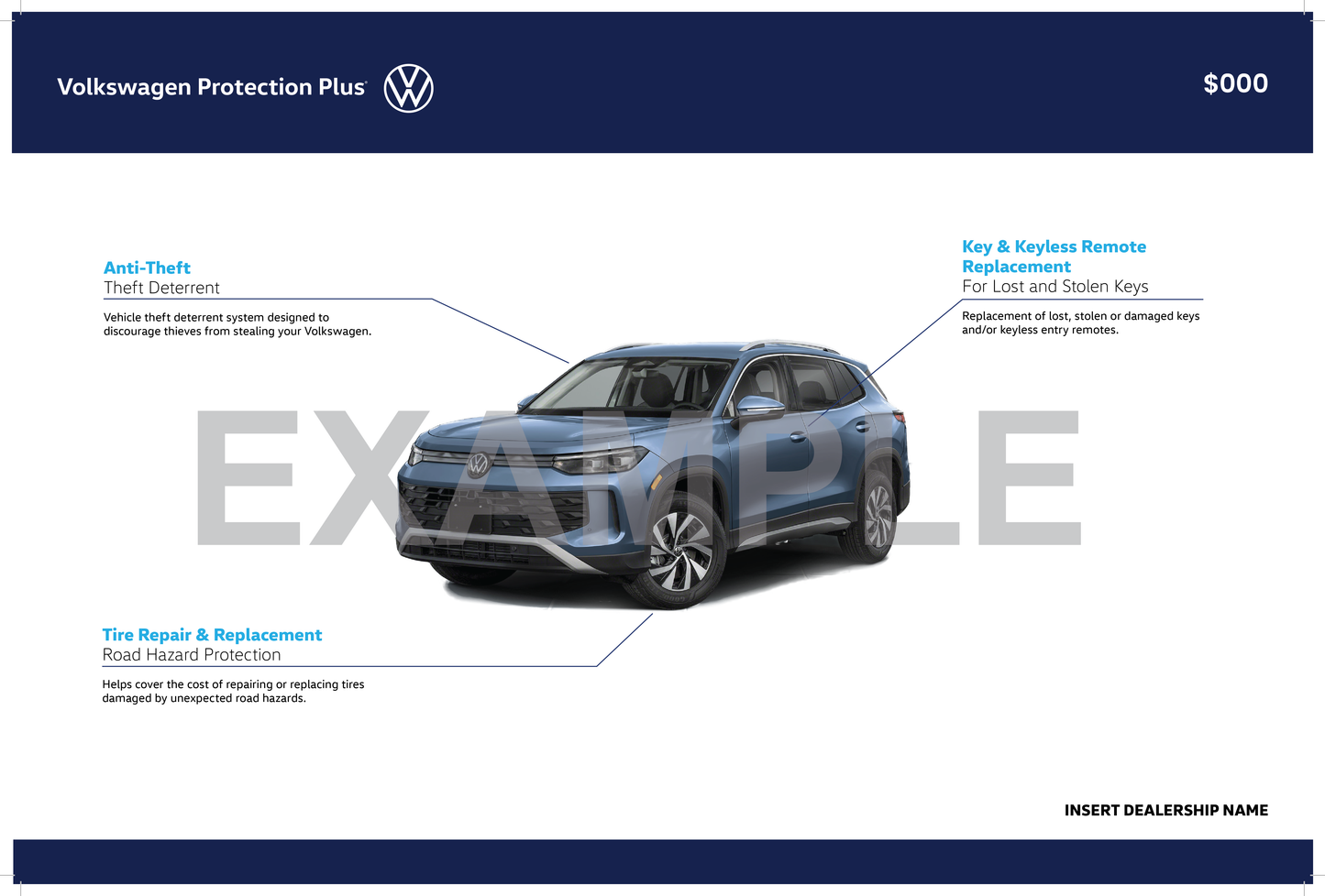 Volkswagen Sales Floor Deskblotters