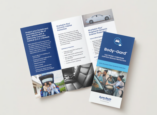 Brochure Body-Gardᴹᴰ avec Sharkskin Plusᴹᴰ et module électronique anticorrosion